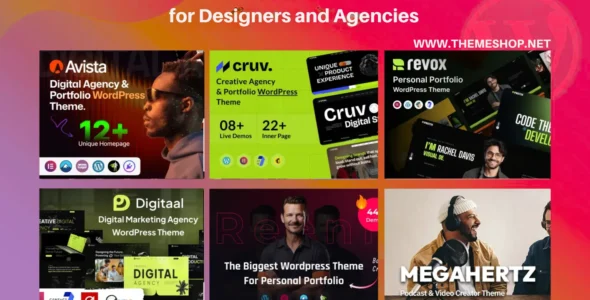 10 Best Creative WordPress Themes for Designers and Agencies