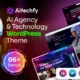 Aitechfy – AI Agency & Technology WordPress Theme