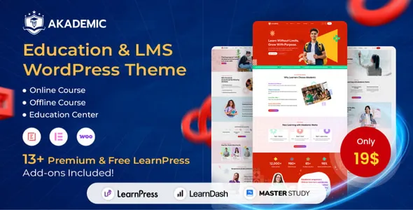 Akademic - Education LMS WordPress Theme