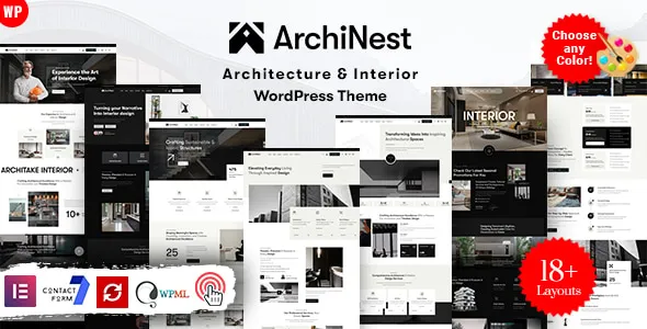 Archinest - Architecture & Interior Design WordPress Theme