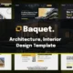 Baquet – Interior & Architecture Figma Template