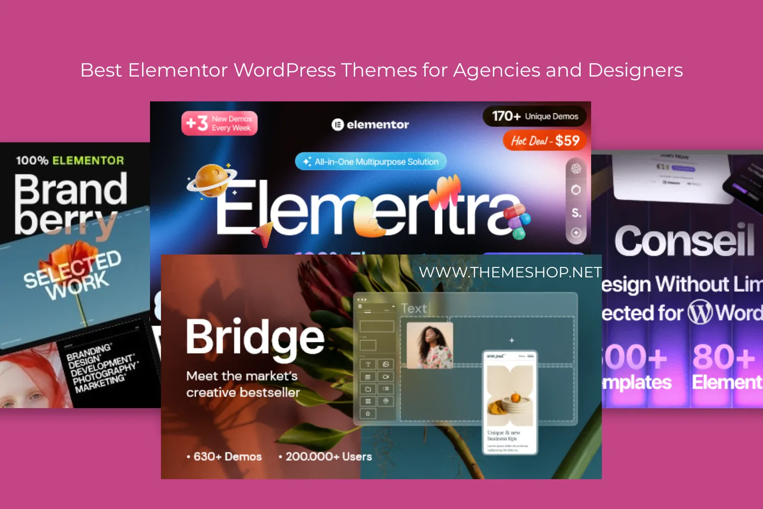 7 Best Elementor WordPress Themes for Agencies & Designers