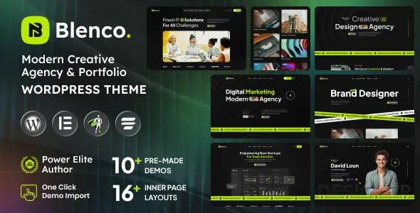 Blenco – Creative Agency WordPress Theme
