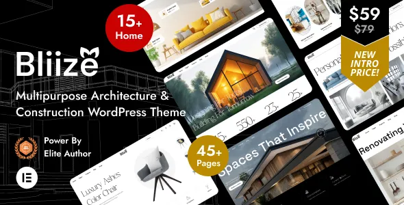 Bliize - Multipurpose Architecture WordPress Theme