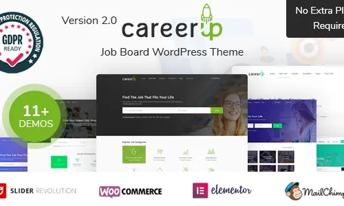 CareerUp - Job Board WordPress Theme