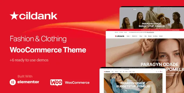 Cildank - Fashion & Clothing Store WooCommerce Theme
