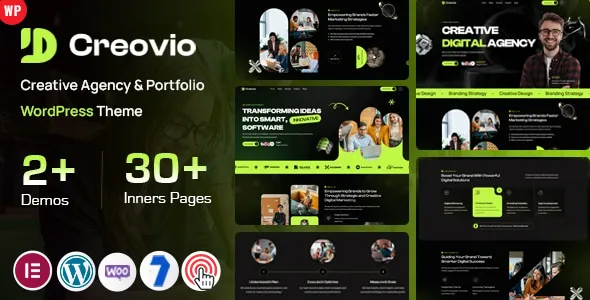 Creovio - Creative Agency & Portfolio WordPress Theme