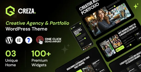 Creza - Digital Marketing Agency WordPress Theme