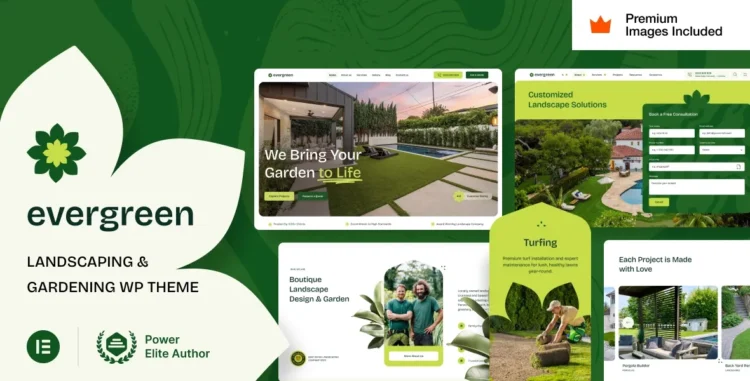 EverGreen – Landscaping WordPress Theme