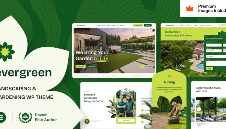 EverGreen – Landscaping WordPress Theme