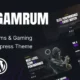 Gamrum – eSports Teams & Gaming Studio WordPress Theme
