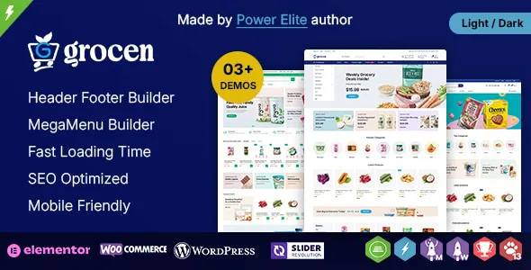 Grocen - Grocery Supermarket Elementor WooCommerce Theme