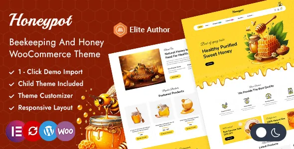 Honeypot - Honey Shop Elementor WooCommerce Theme
