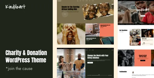 KindHeart - Charity and Donation WordPress Theme