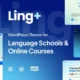 LingPlus – Language School & Online Courses WordPress Theme