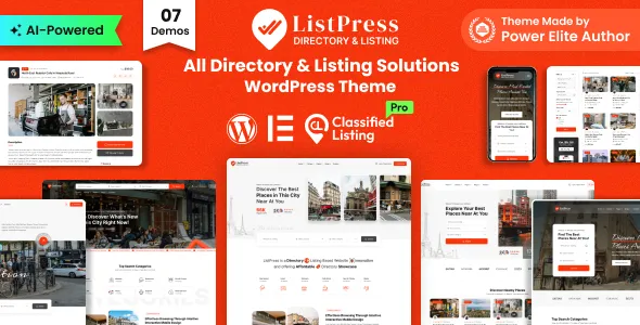 ListPress – Directory & Listing WordPress Theme