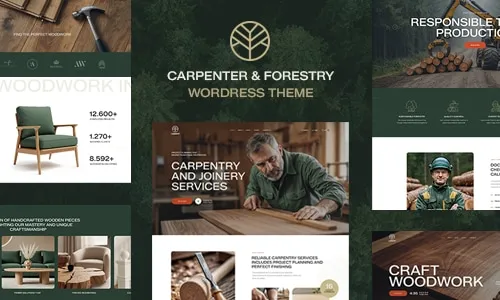 Lumbert - Carpenter, Wood & Forestry WordPress Theme