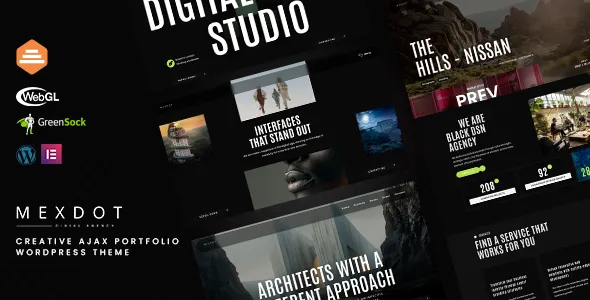 MexDot - Creative Portfolio WordPress Theme