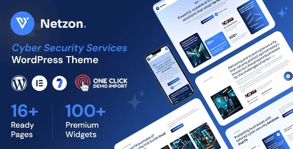 Netzon - Cyber Security Services WordPress Theme