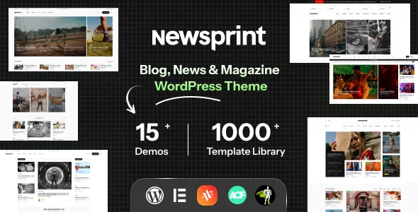 NewsPrint News Magazine Blog WordPress Theme