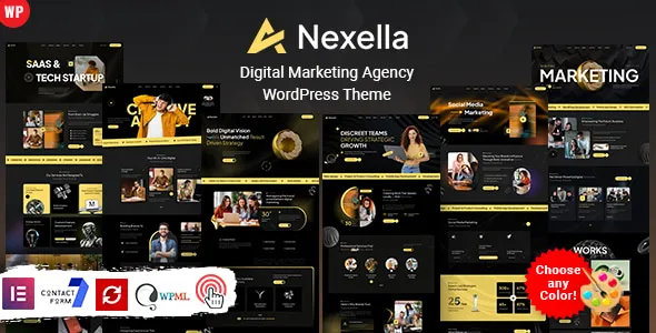 Nexella - Digital Marketing Agency WordPress Theme