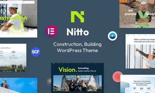 Nitto – Building, Construction WordPress Theme