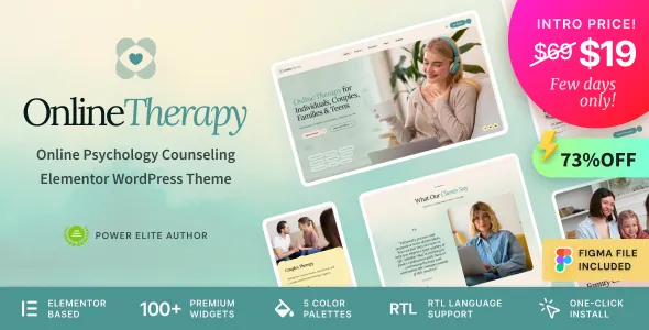 Online Therapy - Virtual Counseling & Psychology WordPress Theme