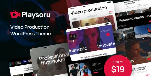 Playsoru – Video Production WordPress Theme