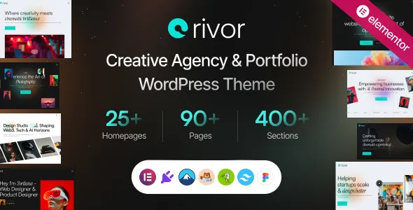 Rivor Creative Agency & Portfolio WordPress Theme