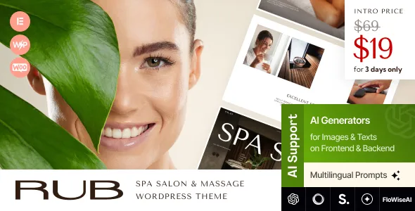 Rub - Spa Salon, Massage & Wellness WordPress Theme