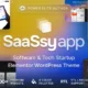 SaaSsy App – Software, SaaS & Tech Startup WordPress Theme