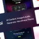 Sensai – AI Generator WordPress Theme