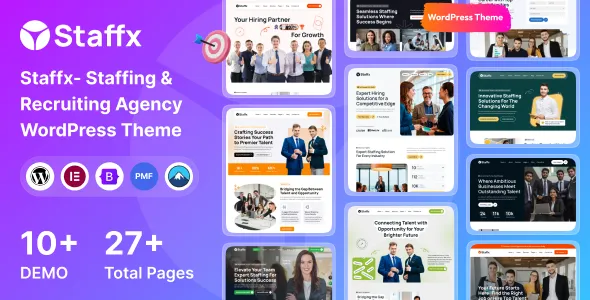 Staffx - Staffing & Recruiting Agency WordPress Theme