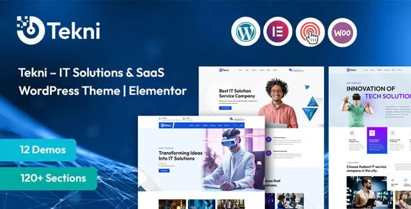 Tekni – IT Solutions & Technology WordPress Theme