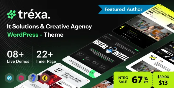 Trexa – IT Solutions & Creative Agency WordPress Theme