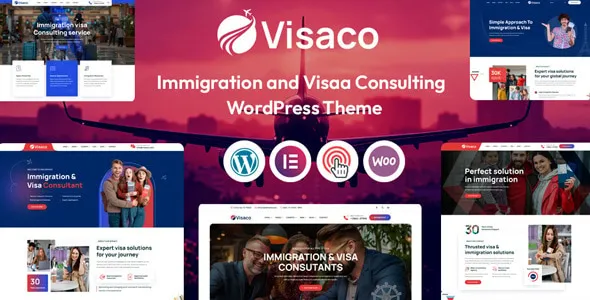 Visaco - Immigration Visa Consulting WordPress Theme