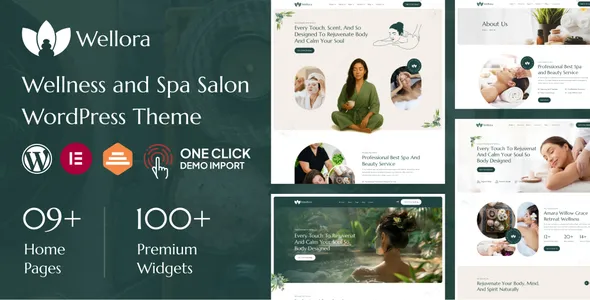 Wellora – Wellness and Spa Salon Best WordPress Theme