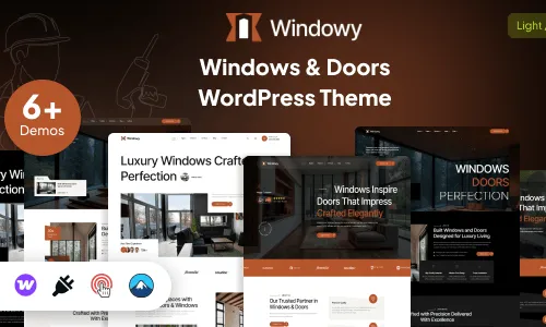 Windowy - Windows and Doors Services WordPress Theme