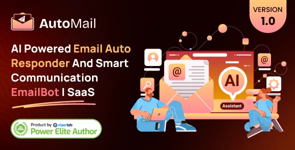 AutoMail - AI Powered Email Auto Responder And Smart Communication EmailBot SaaS