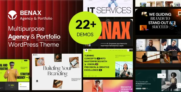 Benax - Creative Portfolio & Digital Agency WordPress Theme