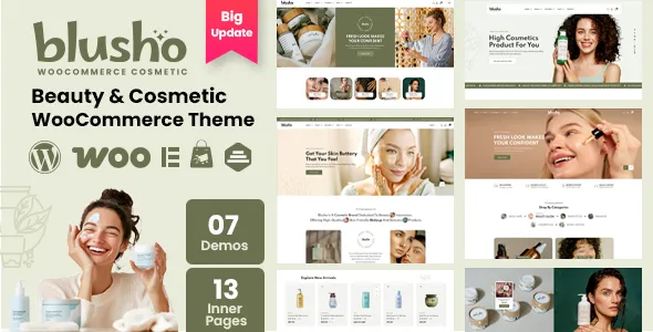 Blusho - Beauty & Cosmetics Store WooCommerce WordPress Theme