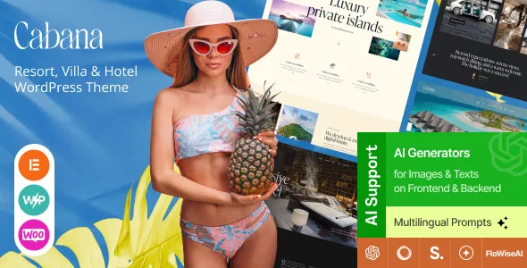 Cabana - Luxury Resort, Villa & Hotel WordPress Theme