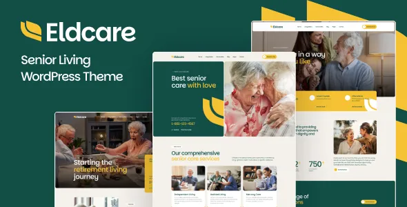 Eldcare - Senior Living WordPress Theme