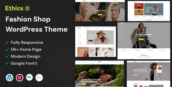 Ethics - Multipurpose Fashion WordPress Theme