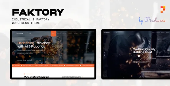 Faktory Industrial & Factory WordPress Theme