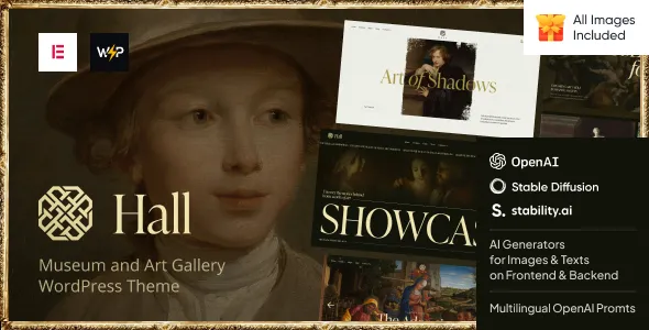 Hall - Museum and Art Gallery WordPress Theme