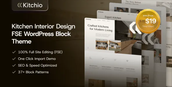 Kitchio – Kitchen Cabinets & Furniture FSE WordPress Block Theme