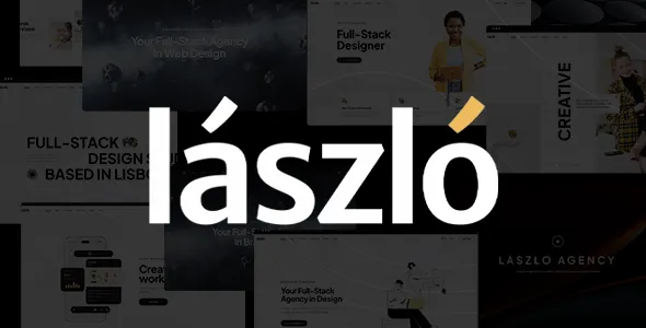 Laszlo - Creative Agency & Portfolio Lottie WordPress Theme