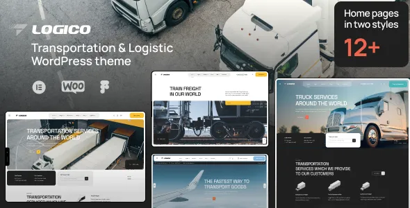 Logico Transportation & Logistics WordPress Theme