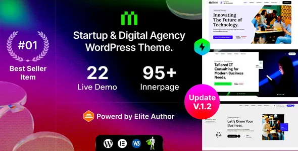 Mortar - Startup Digital Agency WordPress Theme